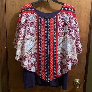 AB Studio poncho top